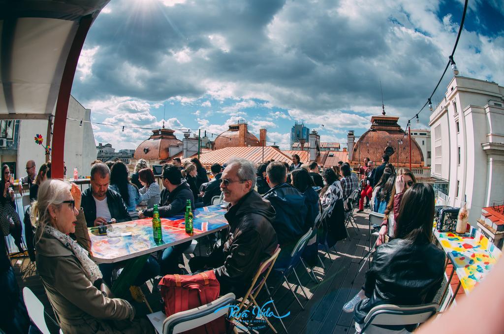 Pura Vida Sky Bar & Hostel Бухарест Екстер'єр фото